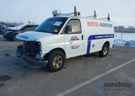 2011 Chevrolet Express 2500 Work Van из США, поврежденный, VIN 1GCWGFBG2B1156024